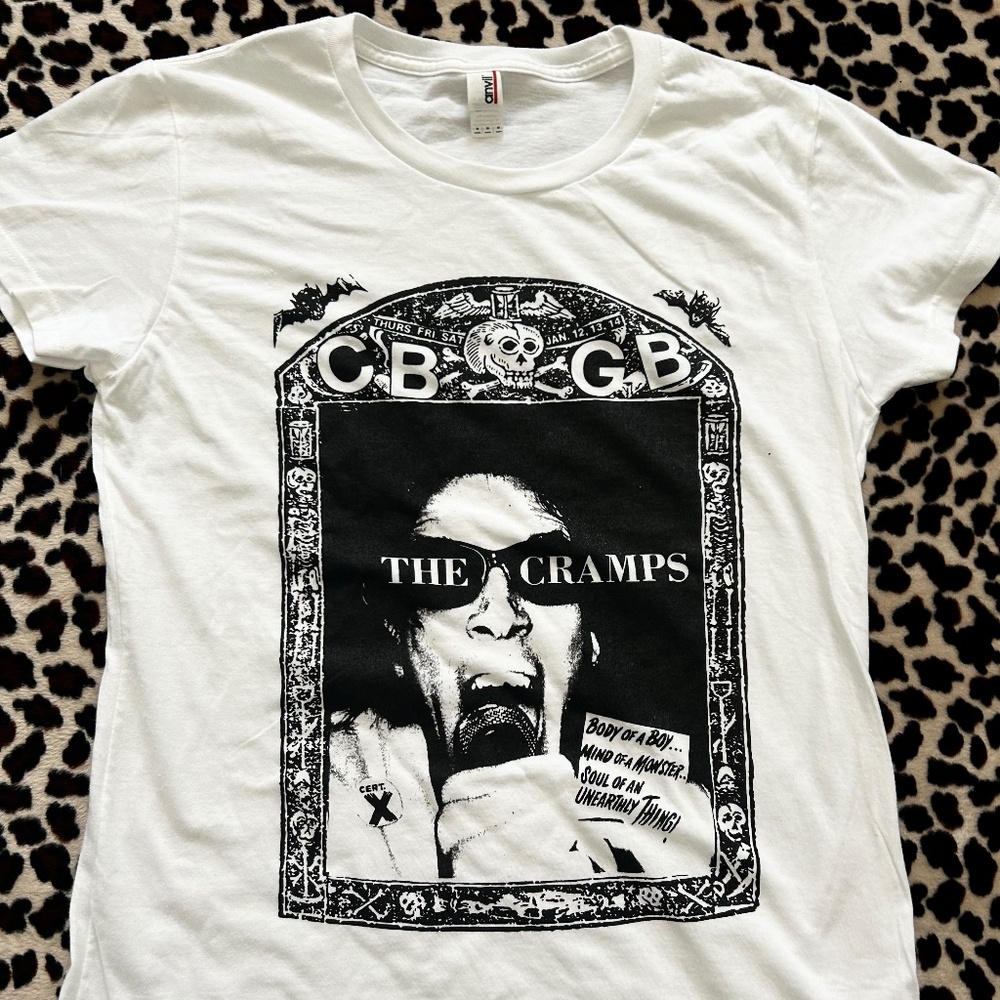Cramps Vintage CBGB Flyer Women's Tee